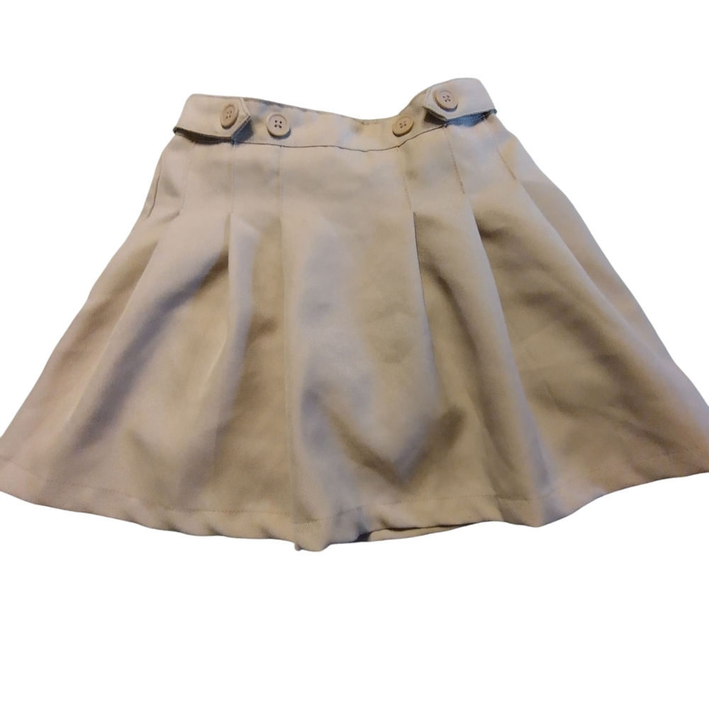 GUC Izod Approved School Wear Uniform Skirt Skort Size 8 Pleated Elastic Waist